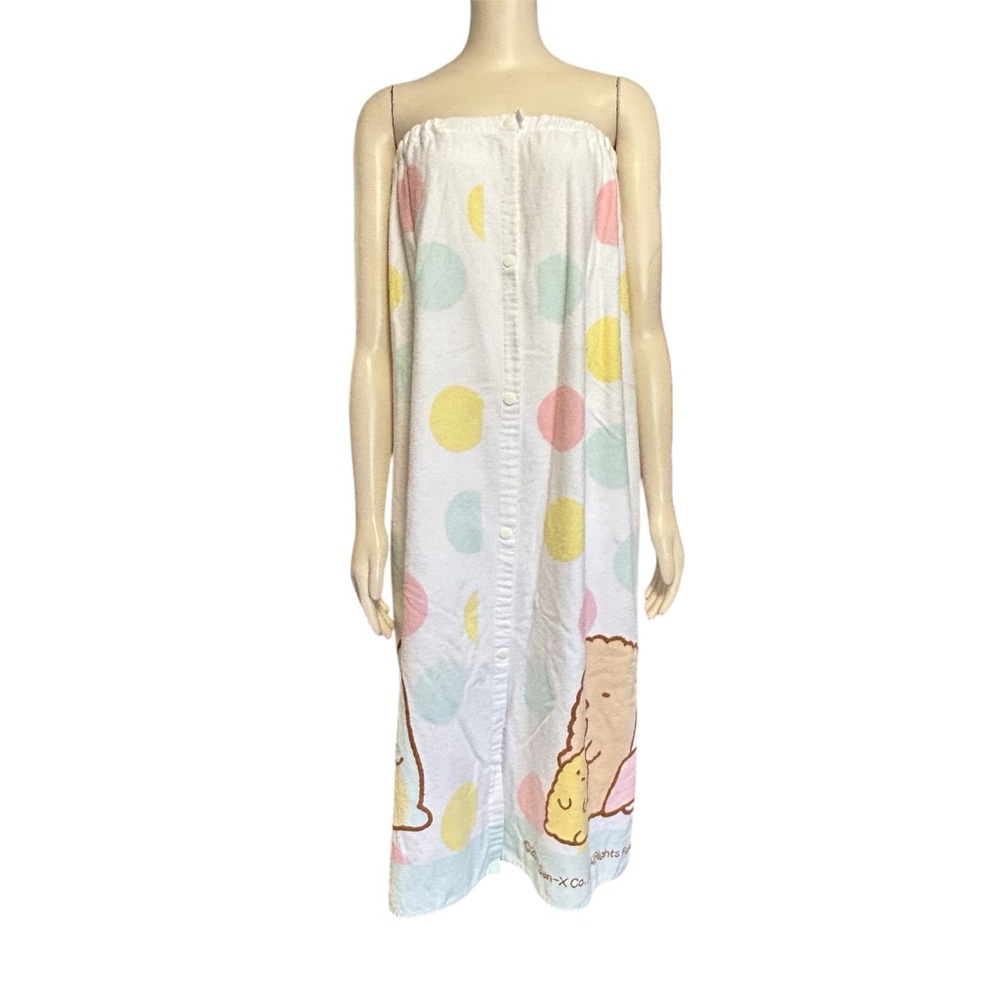 Sumiko Gurashi Wrap Button‎ Snap Towel Cover Up San-x